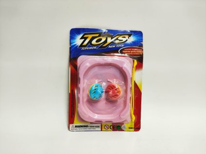 Káča 2ks s arénou plast 10x12cm 2 barvy na kartě