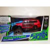 Auto RC terénní 30cm červené na dálkové ovládání na baterie plast v krabici 37x20x19cm