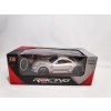 Auto RC sport plast 20cm stříbrné na baterie 27MHz v krabici 26x10x12cm