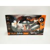Motorka RC plast 28cm 2,4GHz na dálkové ovl. na bat., dobíj. pack se světlem, zvukem v krab. 39x22cm