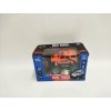 Auto RC mini truck plast 12cm 27MHz na baterie se světlem oranžové v krabici 18x11,5x10cm