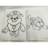 Malování podle čísel pracovní sešit se samolepkami Tlapková patrola/Paw Patrol 21x29,5cm