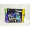 Kuličková dráha magnetická plast 80ks 16 kuliček + doplňky na baterie se světlem v krabici 47x35x9cm