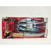 Ninja sada meč s doplňky plast na kartě 26x62cm