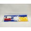 Fotbalová branka plast 44x31cm s míčkem a pumpičkou