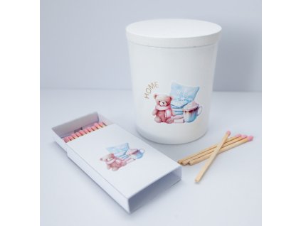 Štýlová sójová zimná sviečka – Premium set Home