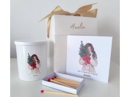 Modern gift for friends - Daughter -granddaughter - premium candle set