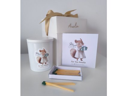 Squirrel Set - premium candle premium set