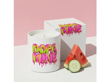Watermelon modern candle