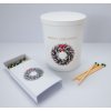 Stylish Soy Winter Candle – Premium Set Christmas Wreath