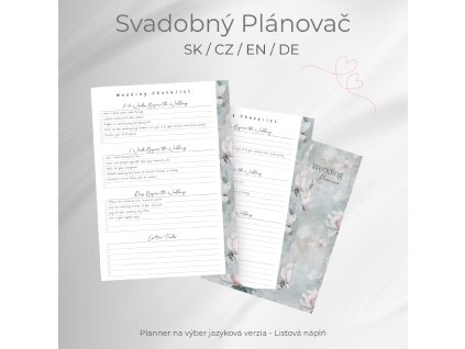 Planner svadobny foto