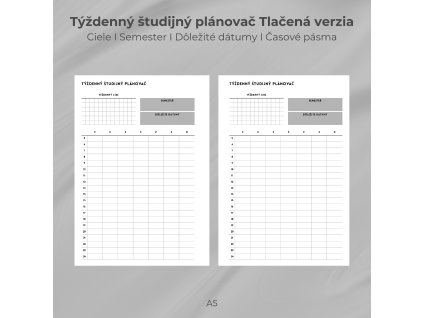 Tlacena tyzdeny studijny POPIS