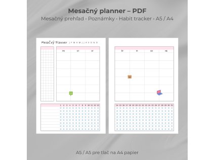 Mesacny planer PDF POPIS