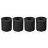 Sada čtyř silikonových válečků pod Hot Bed - černá