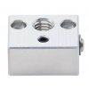 Vyhřívací blok - heatblock pro Ender-3 S1/Ender-3 S1 Pro/CR-10 Smart Pro... - stříbrný