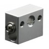 Vyhřívací blok - heatblock pro Ender-3 S1/Ender-3 S1 Pro/CR-10 Smart Pro... - stříbrný