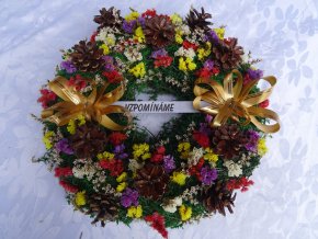 MECHOVÝ VĚNEČEK VELKÝ - ZLATÁ MAŠLE - VZPOMÍNÁME