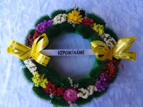 Věneček ze štětky soukenické - zelený