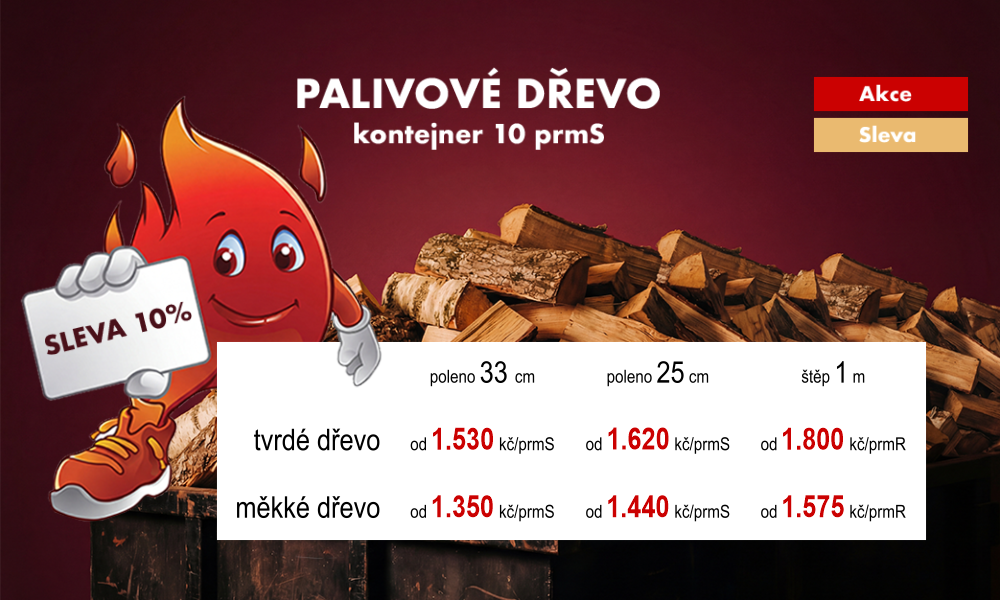 palivové dřevo kontejner