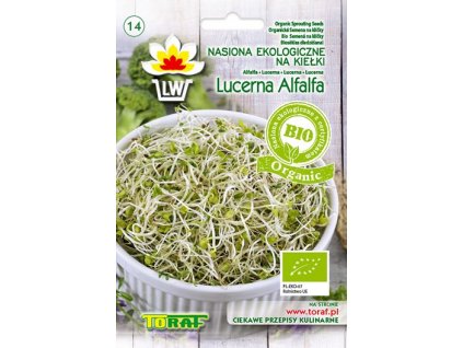 KLÍČKY lucerna alfalfa BIO