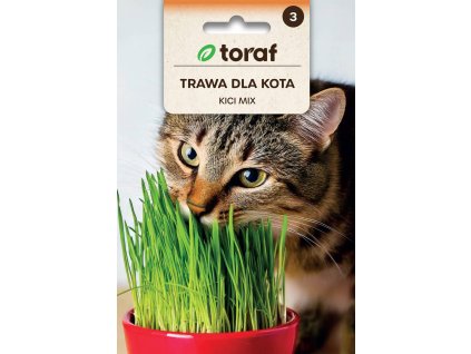 TRÁVA PRO KOČKY KICI MIX – SMĚS OBILNIN PRO ZDRAVÍ VAŠEHO MAZLÍČKA