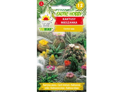 Kaktusy směs – semena exotických kaktusů Cactus spp.
