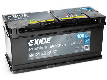 Autobaterie Exide Premium 12V 100Ah (EA1000)