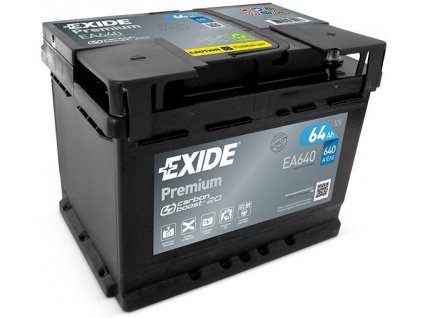 Autobaterie Exide Premium 12V 64Ah (EA640)
