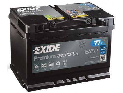 Autobaterie Exide Premium 12V 77Ah (EA770)