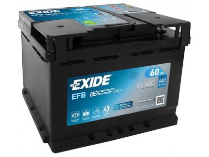 Autobaterie Exide EFB 12V 60Ah (EL600)