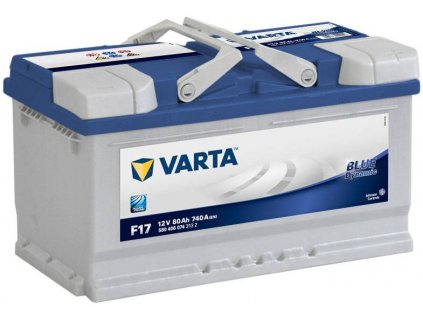 varta12v 80ah blue