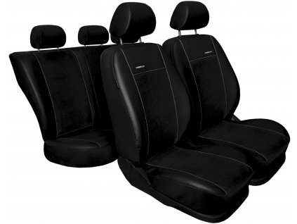 Autopotahy Seat Leon III, od r. 2012, Ekokůže černé