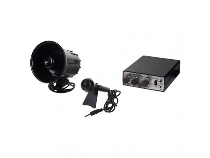 Hobby zvukový systém 15W (35 variant zvuků zvířat a sirén + mikrofon)