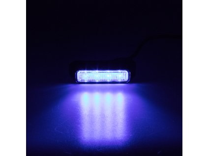 PREDATOR 4x3W LED, 12-24V, modrý, ECE R10