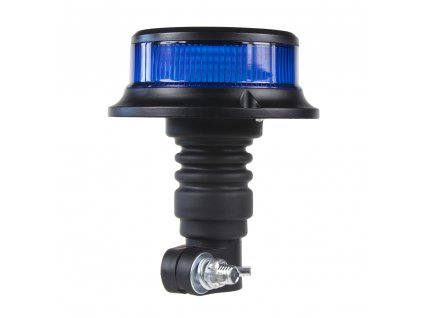 LED maják, 12-24V, 18x1W modrý na držák, ECE R65 R10