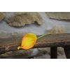 CERINO Umělá květina Kala 37cm oranžová
