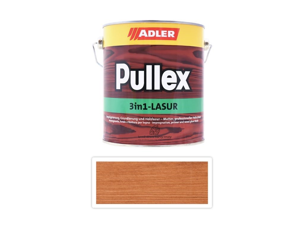 ADLER Pullex 3in1 Lasur - tenkovrstvá impregnační lazura 2.5 l Borovice 4435050046
