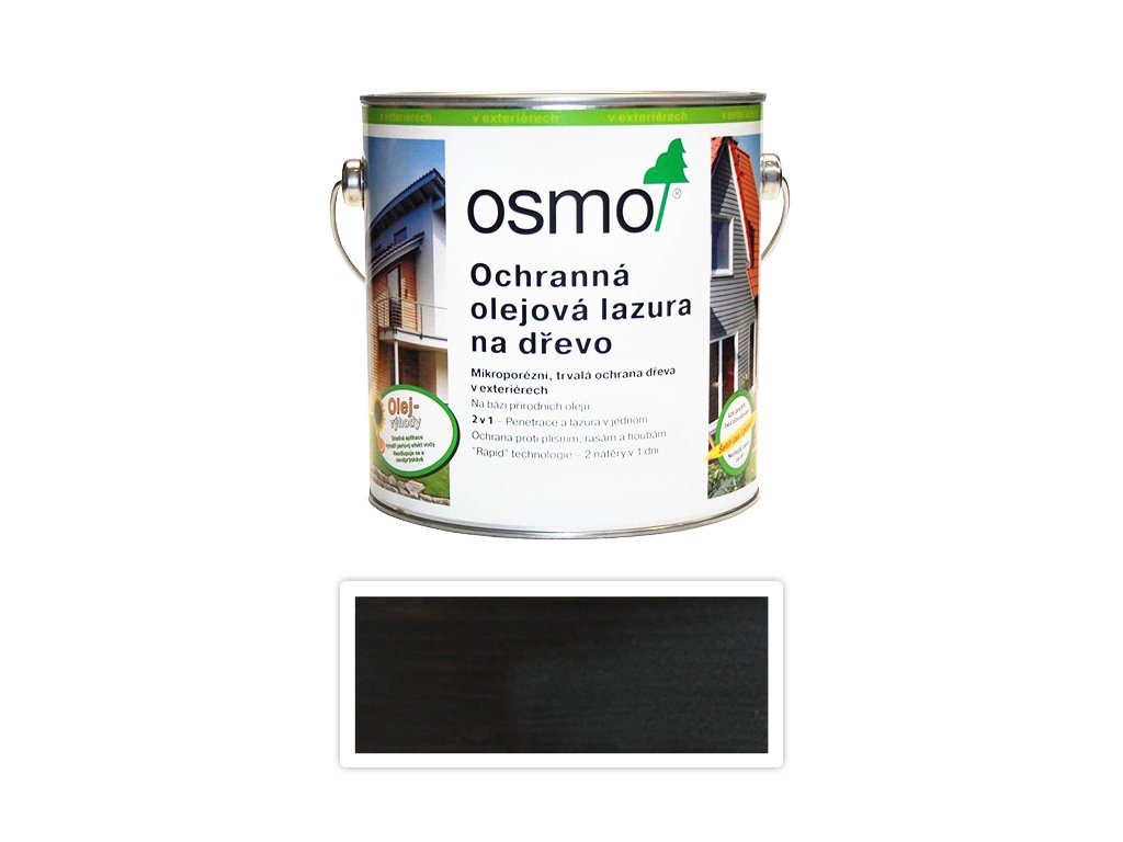 OSMO Ochranná olejová lazura 2.5 l Eben 712