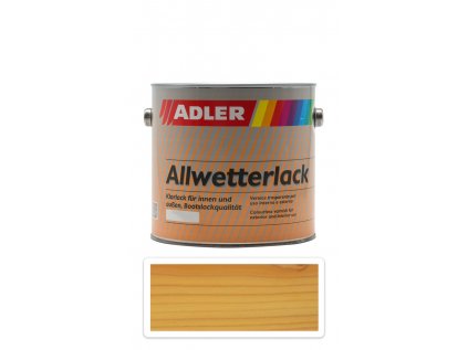 ADLER Allwetterlack - lodní lak z umělé pryskyřice 2.5 l Bezbarvý mat 50023