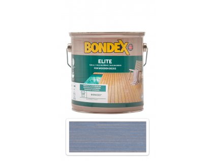 BONDEX Elite - odolný rychleschnoucí ochranný olej na dřevo v exteriéru 2.5 l Křemenně šedá