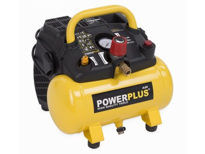 Powerplus POWX1721 Kompresor 1100W 6L 8bar bezolejový