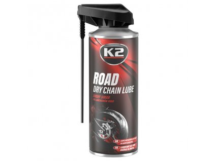 65691 k2 road dry chain lube 400 ml suche mazivo na retezy motocyklu