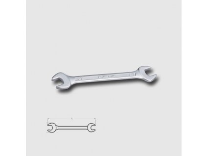Klíč oboustranný 14x15mm matný