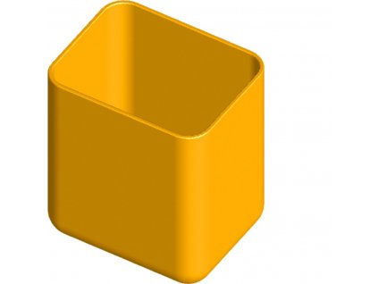 Organizér/box žlutý 57x45x64mm