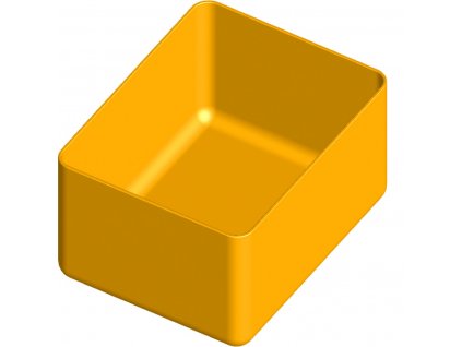 Organizér/box žlutý 117x90x64mm