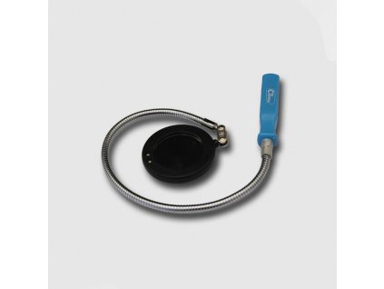 Magnetické inspekční zrcátko ohebné kulaté s LED diodami