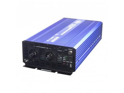 82700 sinusovy menic napeti z 12 230v usb 3000w