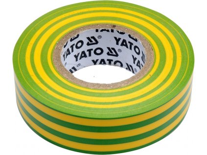 44550 izolacni paska elektrikarska pvc 19mm 20m zluto zelena