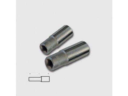 hlavice nástrčná 1/4" prodloužená 11mm