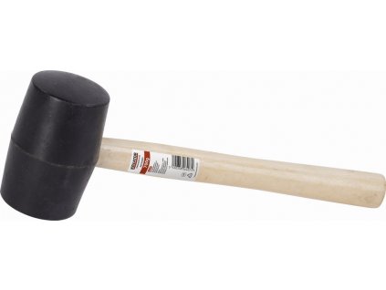 Gumová palice černá 450g - Dřevěná násada